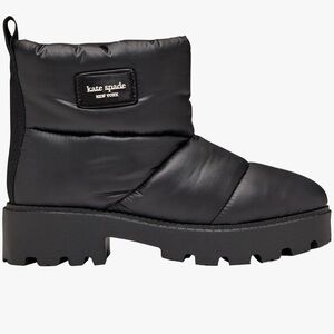 Kate Spade Black Quilted Boots
